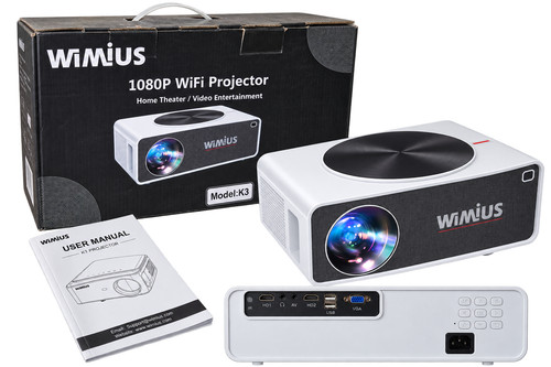 Wimius 1080p wifi beamer - k3,